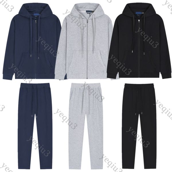 

Small Horse Mens Tracksuit Tech Fleece Hoodie Sweatshirt Zipper Jacket Kangaroo Pocket Jogger Pants Set Casual Fashion Streetwear, Yellow