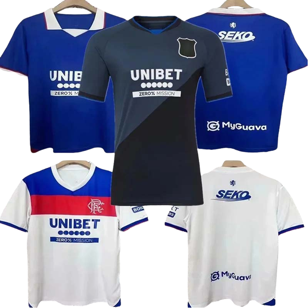 

2025 26 Glasgow RangersS fc away soccer jerseys football shirt 001, White