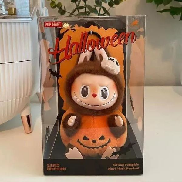 Labubu Pumpkin Monster Halloween Carnival Cute Cartoon Vinyl Doll Desktop Decoration Toy Gift Picture Decoration Birthday Gift#y63