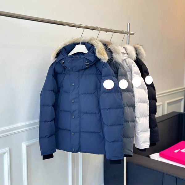 

Men's Down & Parkas Designer Parker cotton jacket hooded thickened warm windproof fashionable outer set, C2