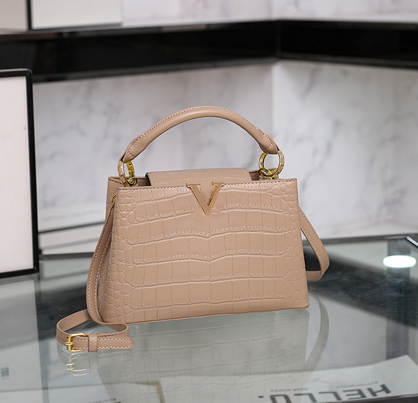 

Women Handbags Capucines BB Top Handle Totes Crossbody Shoulder Outdoor Messenger Bags Lady Clutch Bag Designer Purses High Quality Fashion Handbag, Brown