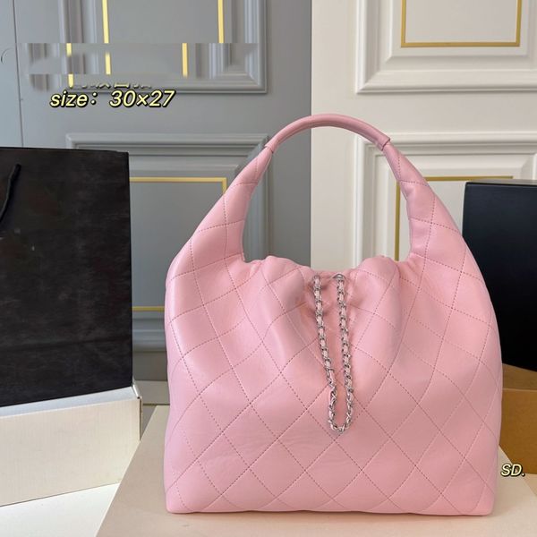 

Leather Armpit Bag Large Capacity Shoulder Bag Handbag Women's Classic Diamond Grid Chain Bag Flip Shoulder Crossbody Bag, Color 8