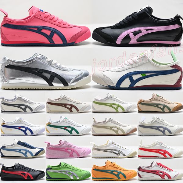 

speziales Top Mexico 66 Running Shoes For Men Women Designer Trainers Leather Pink Cameo Mako Blue Pure Sier Black Outdoor Sneakers Size 36-45, Red