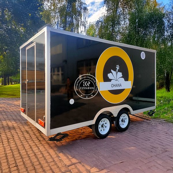 

Street Mobile Ice Cream Cart Concession Hot Dog Coffee Kiosk Food Vending Cart Trailer Concession Food Truck For Sale