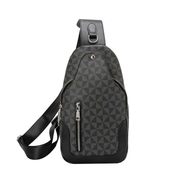 

Designer Shoulder Waist Small Men's Casual Printed Sports Chest Bag Simple Trend Cool Crossbody Super_Top1, #black
