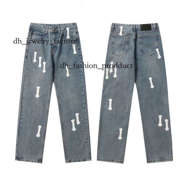 

Chrome Jeans 25 Jeans New Men's Women's Jeans Designer Make Old Washed Straight Trousers Letter Prints Long Style High Quality Luxury Jeans Motorcycle Cross 091, Jeans1