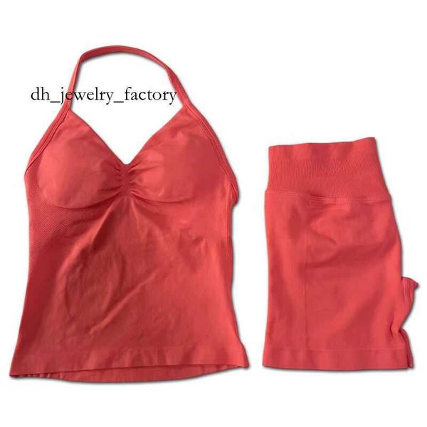 

dfyn shorts womens 2pcs Impact Gym Set Womens Backless Tank Top High Waist Threaded Seamless Shorts Gym Set W250410 cb7, Blue gray