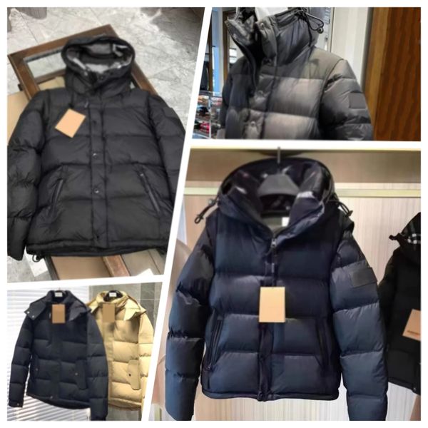 

Mens down Jackets Hooded Coat Designer Men Puffer Jacket Down Parkas Waterproof Tech Veste Winter Jacket Men For Male Women Letter Black Outwears Warm Coats Designer, A1