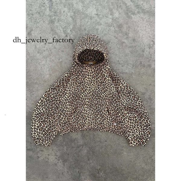 

Men's Hoodies Sweatshirts Y2k high street fashion brand AKIMBO new top leopard print hooded sweatshirt loose sports shirt T240810 9c5 1e6, Pink