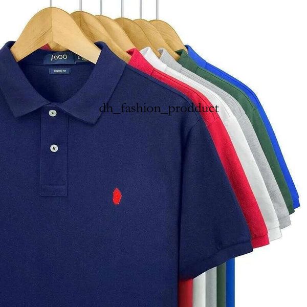 

High Quality Spring Luxury Italy Men T-Shirt Designer Polo Shirts High Street Embroidery small horse Printing Clothing Mens Brand Polo Shirt size S- d6a, Orange