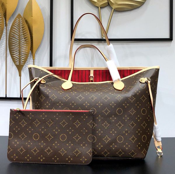 

Tote Bag Designer Bags Luxury bags Fashion Totes Leather Handbag MM Women Bags High Capacity Composite Shopping Bags Old Flower Brown Bag Quality Travel Beach Bag, #11