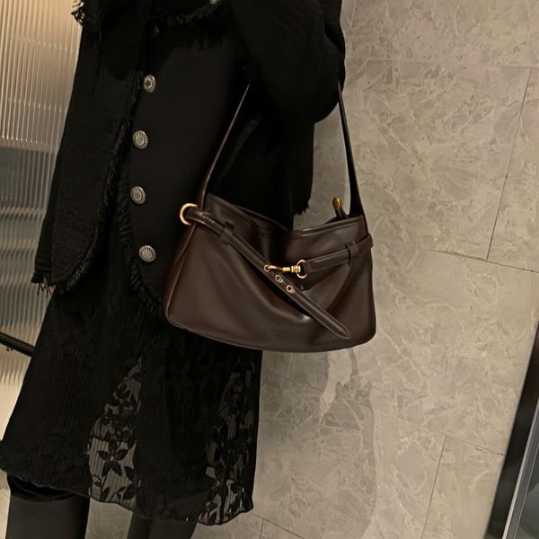 

Designer bags Genuine Leather Shoulder Bag Luxury Bag Handbags women underarm bag Women Handbags underarm bag black brown micro bag clutch bag Casual women bags, Color4