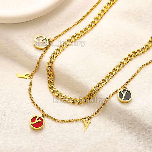 

10 stylish classic necklaces, designer necklaces, thick chain necklaces, letter pendants, daily wear, fashionable and stylish matching, holiday gifts