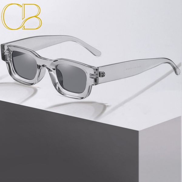 Designer Polarized Sunglasses Men Steampunk Oversized Glasses Vintage Women Goggles Gothic Y2K Futuristic Cool INS Niche Circular High-end Sturdy Metal inlay CB