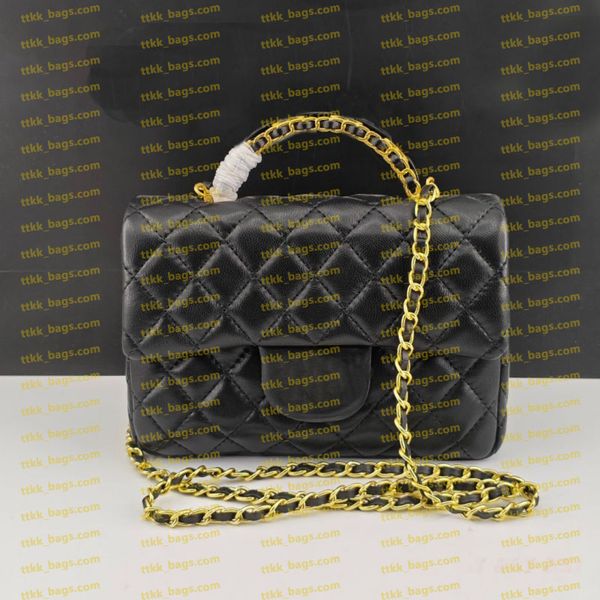 

Luxury Designer Bag High-Quality Leather Chain Square Bag Women's Shoulder Bag Black And White Diamond Mesh Pattern, Color 22