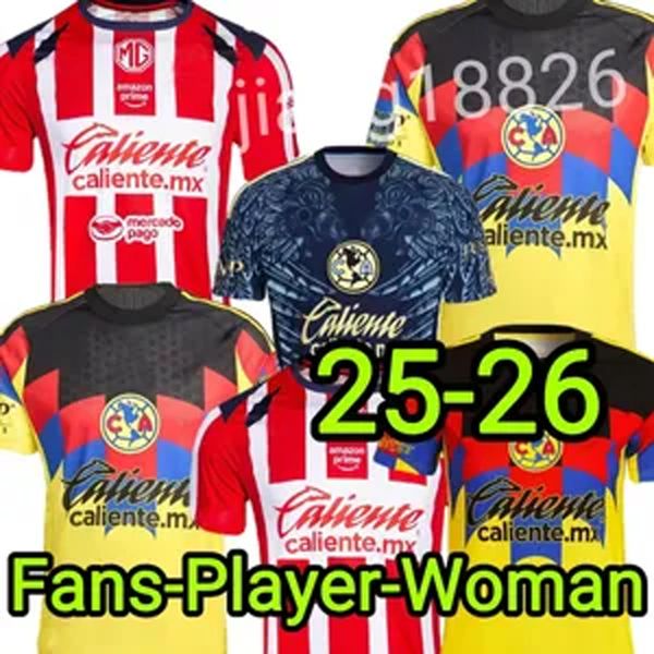 

size S-4XL 2024 2025 2026 Liga MX Club America Soccer Jerseys R.MARTiNEZ GIOVANI home away 3rd training vest 24 25 26 football men women kids shirt fans player, Orange