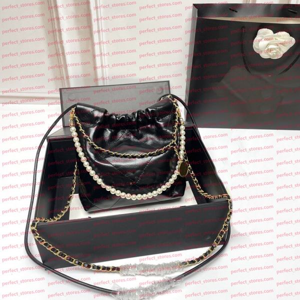 

Luxury Designer Bag Women's Drawstring Shoulder Bag Hand-Held Chain Square Bag High-Quality Leather Crossbody Bag Fashionable And Casual, Black