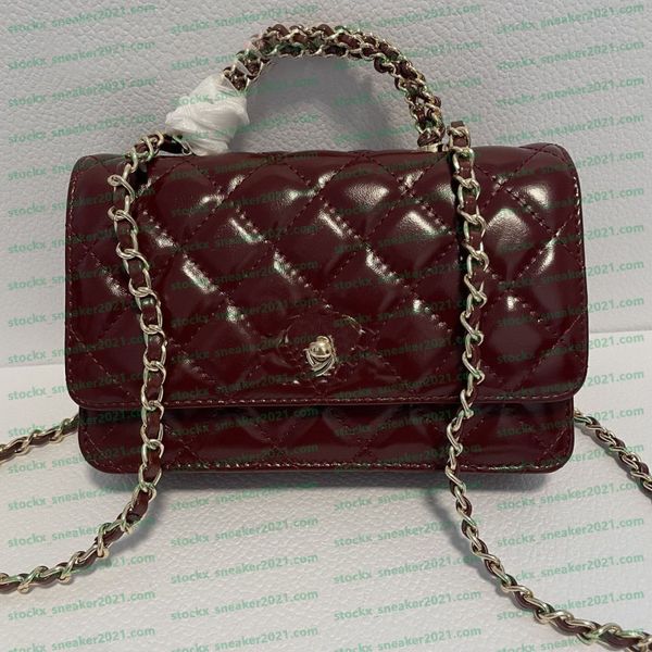 

Advanced Shoulder Bag Designer Luxury Leather Underarm Bag Simple Chain Square Bag Solid Color Fashion Crossbody Bag, Dark grey