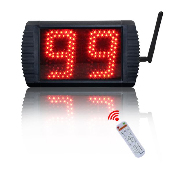 5 INCH LED Custom Time 12/14/20/24/34 Seconds Shot Clock Countdown Timer Clock for Basketball Game, Portable Shot Clock Timer for Basketball Court