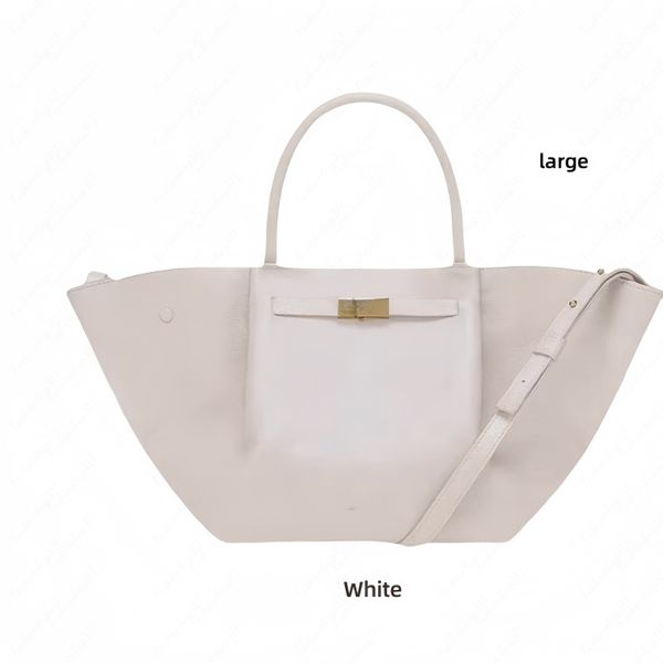 

White Large capacity tote bag Designer bag Luxury Bags Moon bag Womens Wings bag dumpling bag Shoulder bag crossbody bag Smooth Leather Handbag Casual Underarm bag, Color13