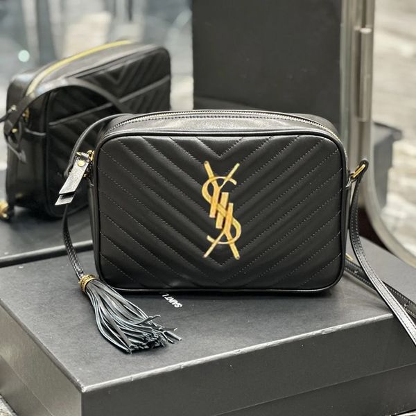 

Designer Bag Luxury Bag Fashionable Camera Bag Shoulder Bag Purse Classic Black Calfskin Handbag Top Women's Multicolored Crossbody Bag Underarm Bag, #24