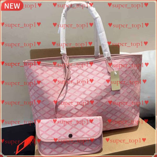 

Tote Designer Handbag Women Fashion Wallet Leather Messenger Shoulder Bag High Capacity Composite Shopping Bags Plaid Double Letters Beach Brand Bag Super_Top1, *9(blue)