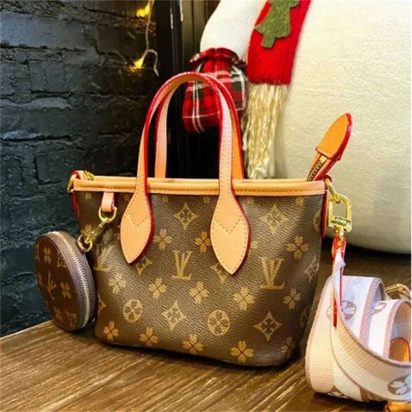 

Designer Women Shoulder Hobos Brown Flower The Tote Letter Bags Crossbody Handbag Lady Purse Underarm Bag S Female 589 636, #15