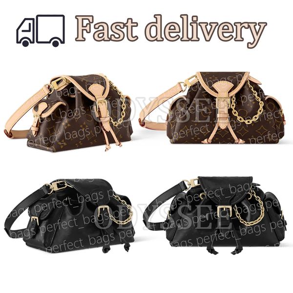 

2025 Designer Bag ODTSSEE Shoulder Bag Luxury Bag Classic old flowers bags designer women Brown Cowhide Crossbody bag Mini Bag Detachable shoulder strap Purses 10A, #7