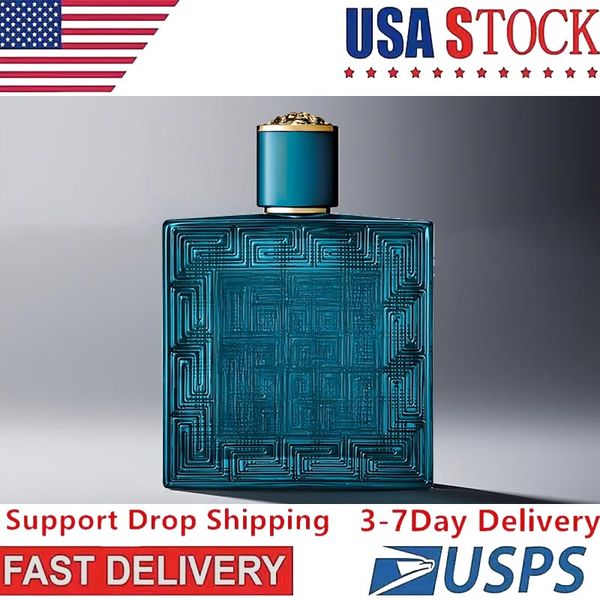 Brand Colognes Ver*aceEros Man 100ml /3.4 Fl.oz Men Designer EDP Perfume Incense Deodorant Lasting body Spray Fragrance1