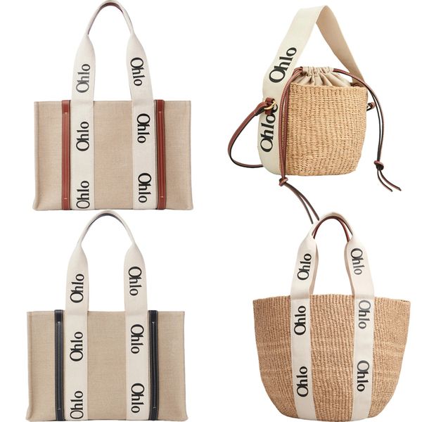 

Tote bags Designer bags Shoulder bags Beach bags Wallets Simple and versatile Women's luxury bags High-quality linen canvas Practical for commuting, #khaki plait 25cm
