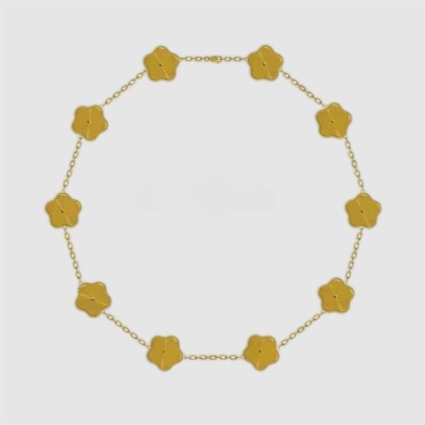 

Pendant Necklaces Designer Jewelry leaf clover Necklace Fashion Classic Necklace chain Charm Gold Silver Plated for Women