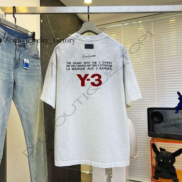 

Designers T-Shirt High Quality Summer Y3 Tshirt Men Women Designer T Shirts Short Summer Fashion Letter Print Y-3 T-Shirts High Streer Hip Hop Shirts c02, Black antique