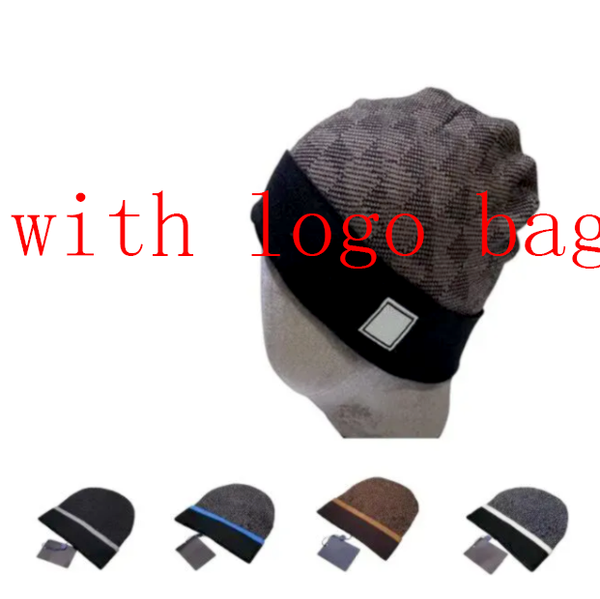 

Canada beanie Designer beanie bonnet women winter hat spring outing warm knitted beanies hot style craft cap fashion classic bonnet girl boy casquette womanhat, #13 with logo bag