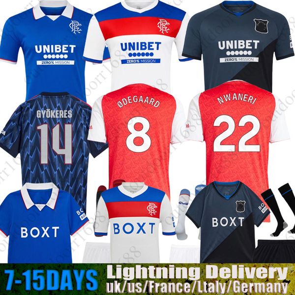 2025 2026 RangerES Soccer Jerseys home shirt away Glasgow COLAK ROOFE LUNDSTRAM HAGI BARKER MORELOS TAVERNIER KENT TILLMAN 3RD Football man kids
