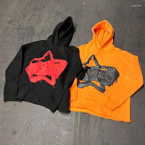 

Men's Hoodies Hoodie Harajuku Hip Hop Foam Pattern Loose All Match Long Sleeved Pullover Sweatshirt Oversized Streetwear, A6