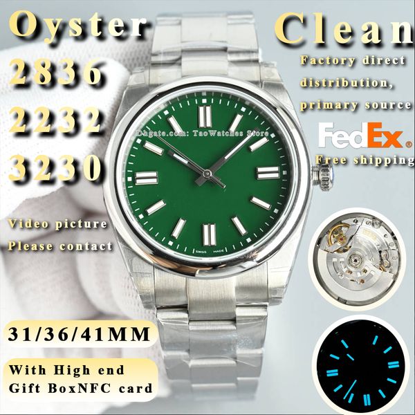 

womens Watch Designer Watches High Quality montre Super CLean factory luxury Men Watch 36mm/41mm Automatic Mechanical Watches 3230 movement, Silver