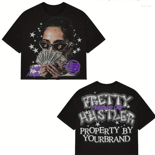 

Men's T Shirts Summer Retro Fashion Casual Code Slogan Printing High Quality Cotton T-shirt, G0