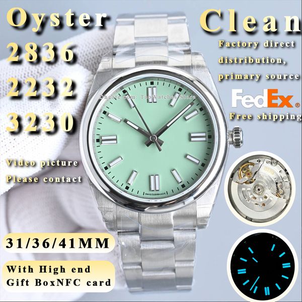 

Luxury men lovers designer High Quality Super CLean factory direct distribution Watch 36mm/41mm Automatic Mechanical Watches 2232/3230 movement, Red