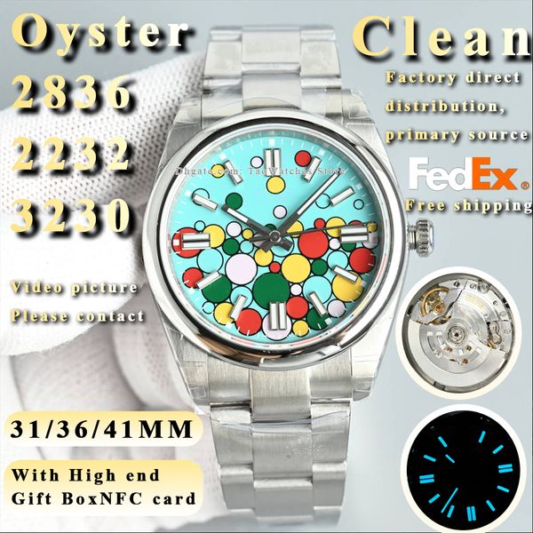 

Top Mens Watches Men Designer Watches Top Luxury Quality Super Clean Factory Watch 36mm/41mm Cal.3230 Movement Sapphire Luminous Diving, White