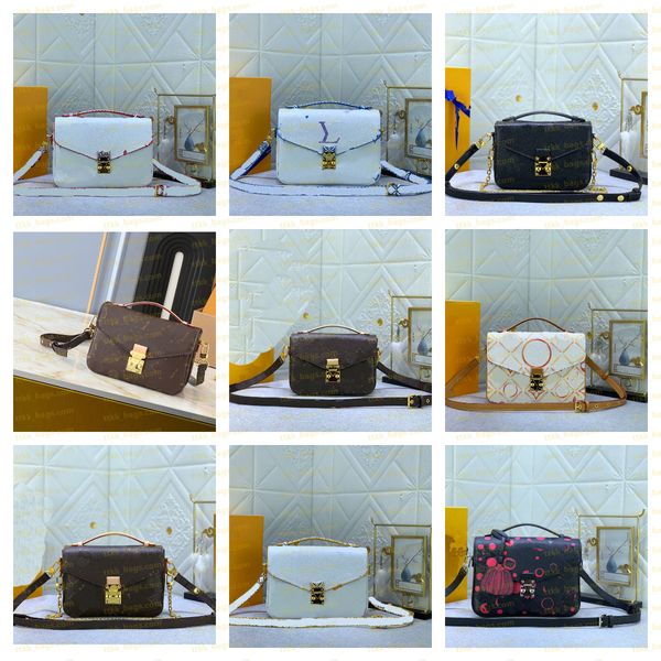 

Luxury Leather Designer Bag Handbag With Floral Pattern Travel Portable Shoulder Bag Crossbody Bag Women's Handbag, Color 1