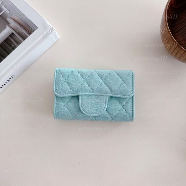 

Personalized Card Holders Designer wallet Luxury wallet women porte carte high-quality card holder new trendy clipgenuine leather texture Purse small coin purse, Color3