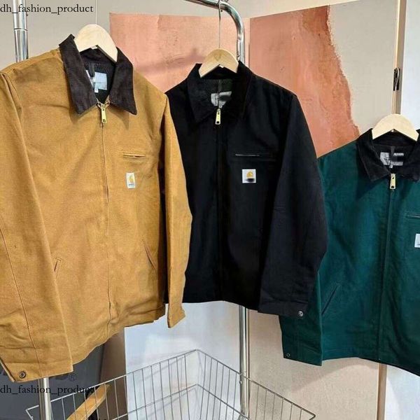 

Carrharts Jacket High Quality 25Fw Designer Vintage Washed Canvas Fashion Brand Detroit Casual Loose Outwear Coats Work Clothes carharttlies bdg 1d8, Tripod clip - thickened purple