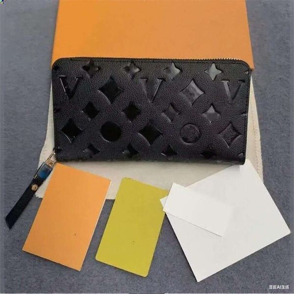 

Fashion Flowers Designer Wallet S Men Women Leather Bags Long Single Zipper Wallets Classic Letters Coin Purse Original Box Plaid Holder Card Holde 349456456, 4#