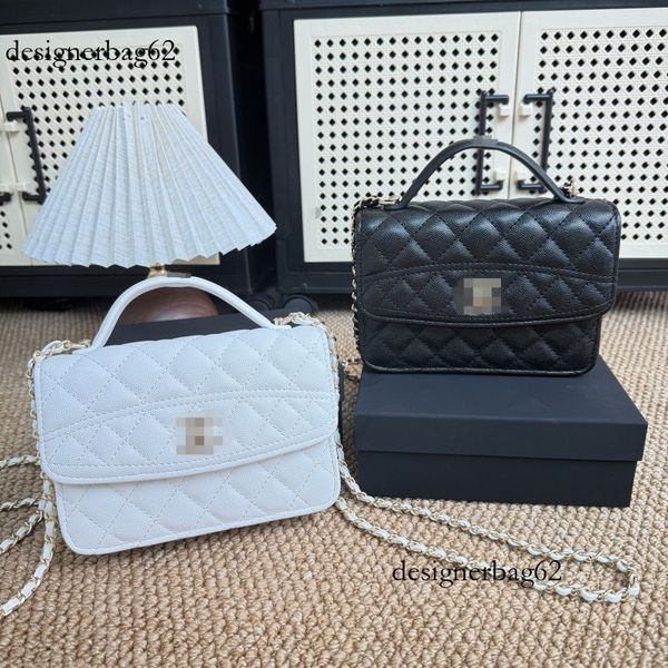 

Designer luxury factory direct hair New Ounter Gift Edition Quilted Handbag Double Shoulder Hain Makeup House Women's Bag