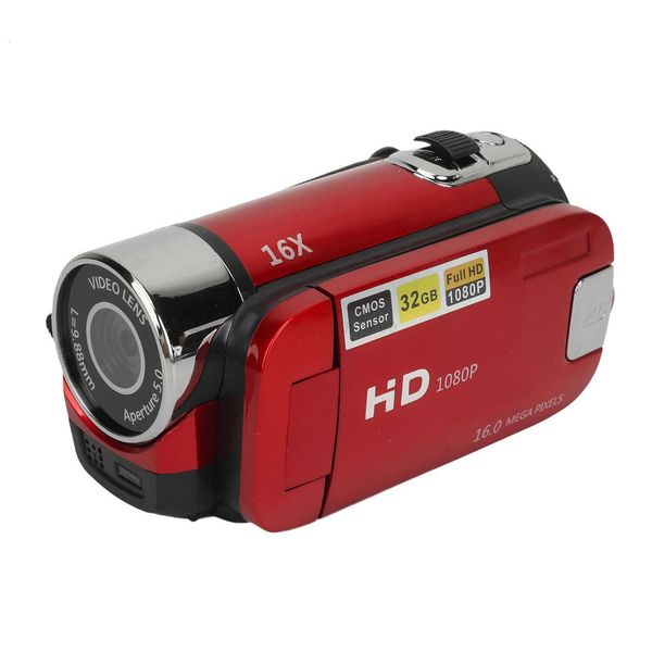 D90 1080P 16MP Digital Camera 2.4 Inch Rotatable Screen Camcorder 16X Zoom HD Video Recorder with Fill Light T250813
