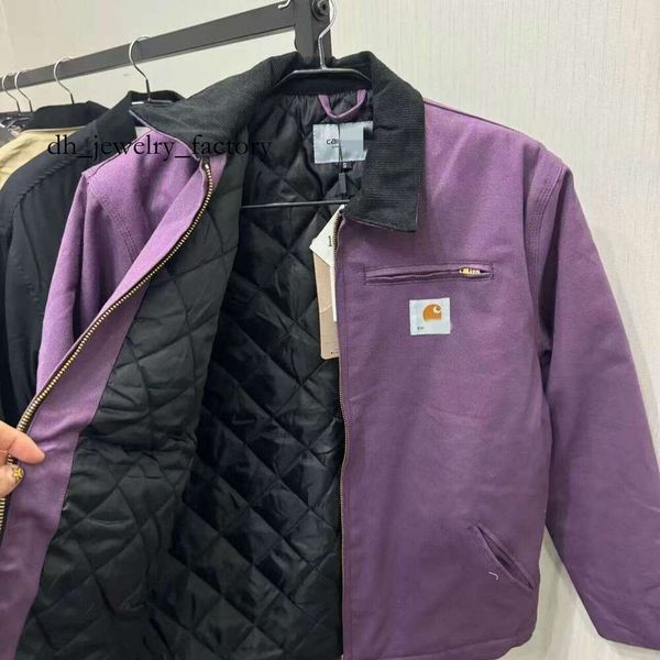 

Carrharts Jacket High Quality 25Fw Designer Vintage Washed Canvas Fashion Brand Detroit Casual Loose Outwear Coats Work Clothes carharttlies bdg 9e5 15b, Tripod clip - thickened black