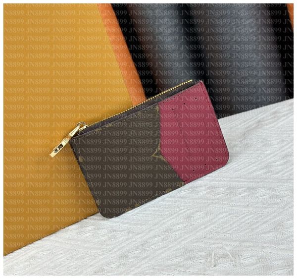 

Women card holder designer wallet cardholder designer purse women genuine Leather Womens men wallets Mens Key Pouch Credit Coin Mini Wallet wholesale with box 1, #3