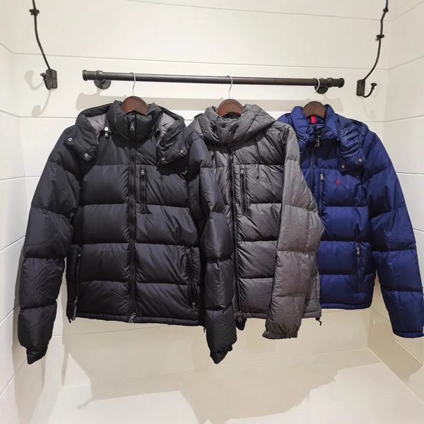 

Men's Down & Parkas Designer Thick warm windproof waterproof and plush down hooded design for both men and women, R2