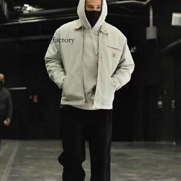 

Carrharts Jacket High Quality 25Fw Designer Vintage Washed Canvas Fashion Brand Detroit Casual Loose Outwear Coats Work Clothes carharttlies bdg bbe a04, Tripod clip - black