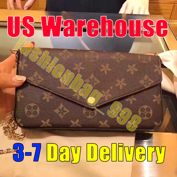 

10A luxury Designer Bag Wallet Ladies Classic Set of 3 piece Felicie Bag Luxury Tote Shoulder Bag Clutch Messenger Bag Wallet for women handbag cross body bag M61276, #10